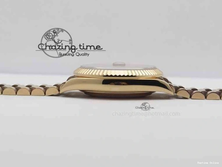 1219 Day Date 40mm RG BP Maker Best Edition Brown Dial Diamond Markers On RG Bracelet A ZeroBulk 3689